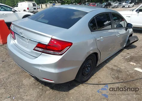 2013 Honda Civic Lx из США, поврежденный, VIN 2HGFB2F53DH504578